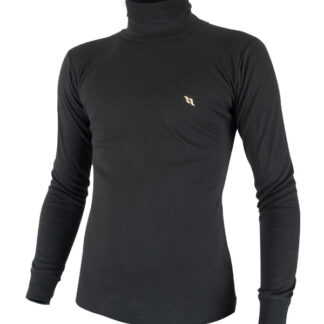 Back on Track (Human) POLO NECK SWEATER -MENS ( BLACK)-0