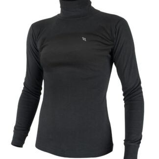 Back on Track (Human) POLO NECK SWEATER -WOMENS ( BLACK)-0